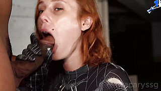 Wow! Venom's Cosplay Masturbation in an Abandoned House with Big Dick Creampie! Porn Video