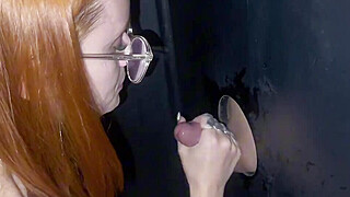 My husband took me and my friend to the gloryhole, to suck and give it really... Porn Video