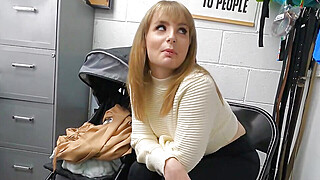 Big dick for dildo stealing hottie in the back office Porn Video