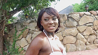 Gorgeous African GF Craves Slow Deep Anal POV Car Sex Porn Video