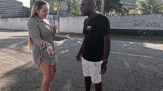 We couldn't take it anymore and we fucked on the street, then I took the... Porn Video