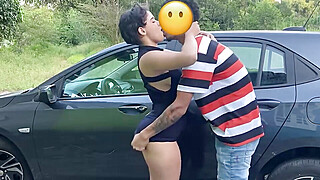 Latina with ginormous ass pummels in public, hurting her with yam-sized cock,... Porn Video