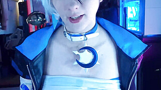 Pervy roommate wanted to see my luna snow cosplay so I dominated him TRAILER Porn Video