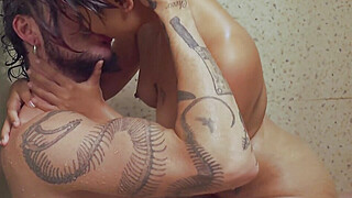 SENSATIONAL SHOWER SEX WITH GORGEOUS ASIAN GF Porn Video