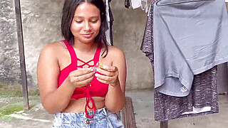 Isn't it fair that I give you money for coming, neighbor? Porn Video