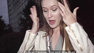 Public Agent Fucked this young thing while her mom was next door Porn Video