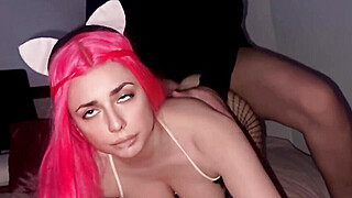 CULONA cosplay fa SESSO ANALE mentre gioca a Aeons Echo di Nutaku viene... Big Boobs Porn Video