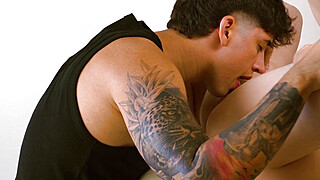 I give you multiple orgasms just using my big tongue - Bastian Blanc Porn Video