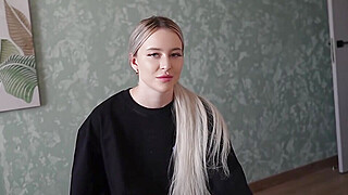 My stepsister is a pornstar, gotta treat that cock, or I'll tell our parents. Porn Video