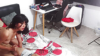 Hot stepsister lets herself be seduced and sucks my cock Porn Video