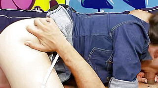 Jeans CFNM Sex with Lucie Love Porn Video