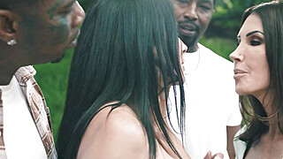 Milf and her evil spirit fuck black guys Porn Video