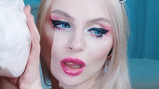 Blonde Bombshell Naughty Oral Seduction Porn Video