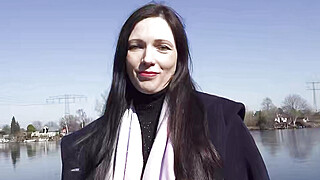 GERMAN SCOUT - Rina Helena Casting Porn Video