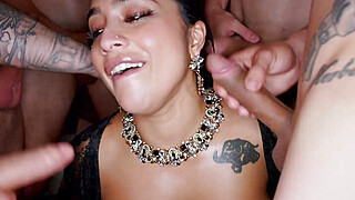 Yamina Khan's Birthday! She got 6 cocks for her in all holes Porn Video