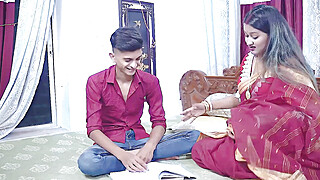 Step Family Threesome - Step Mom StarSudipa Helps her Step Son to fuck her... Porn Video