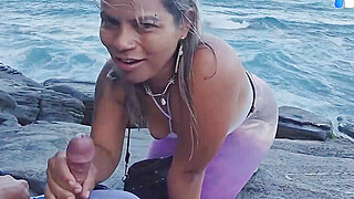 Public blowage from a red-hot mummy - inexperienced porn at its best! Porn Video