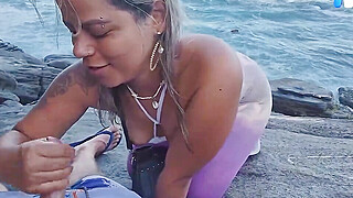 Public blowage from a red-hot mummy - inexperienced porn at its best! Porn Video