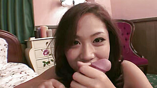 POV Blowjob with Japanese Petite Teen Porn Video