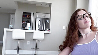 Nerdy Little Step Sister Cheers You Up Marina Vaylor -- Household Fantasy Porn Video
