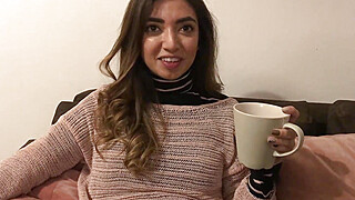 Homemade Sextape with Adorable Mexican Girlfriend Frida Sante Porn Video