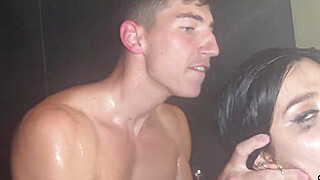 I Hook Up With My Friend In The Shower And Her Boyfriend Joins Us - Sara... Porn Video