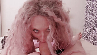 Adorable kitty girl rides a gigantic lollipop to get a adorable creampie - XXX!! Porn Video