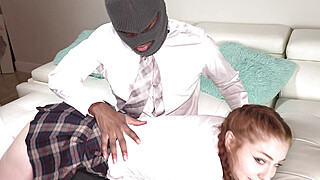 DickDrainers - High School Creampie Violation From Principal's BBC Porn Video