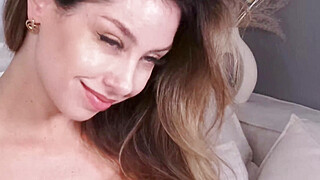 Flirty Babe with Firm Tits Toying Her Dripping Pussy Porn Video