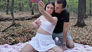 FUCKED AN ONLYFANS MODEL IN THE FOREST Porn Video