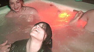 Jacuzzi Orgy! Hot Foursome with Yael Stc, Keila Bassi, and El Nono - Knock... Porn Video