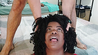 Black Milf with huge boobs just worshiping me completely. ,18 - Brazilian sex... Big Boobs Porn Video