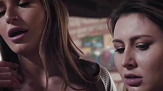 Lesbian couple drench house with squirt Porn Video