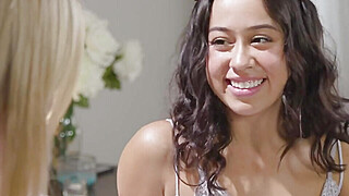 Stepmom teaching lesbian stepdaughter how to lick pussy Porn Video