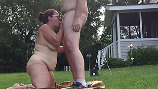 Missy Sucks Cock Outdoors Gets Face Blasted With Huge Cumshot Porn Video