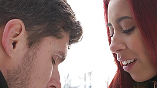 DaneJones - Sexy Lingerie Surprise in Ski Lodge Porn Video