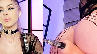 Beautiful Blonde Plays with Her Wet Pussy Porn Video