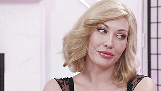 Blonde milf dp fucked by black roommates Porn Video