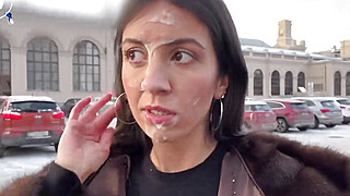 Public cumwalk with hottest stranger for splendid hard-core porn and gigantic... Porn Video