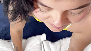 Stebro gonzo ass fucking with jism in mouth - awesome XXX! Porn Video