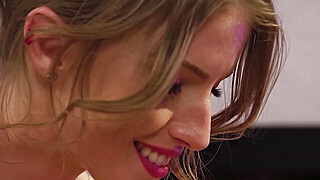 Big tit masseuse gags and fucks her new client Porn Video