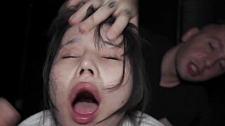 HER FIRST GANGBANG - 3 Guys Taking Turns On Japanese Slut Porn Video