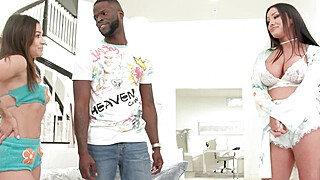 My stepdaughter let me join their hardcore sex Porn Video