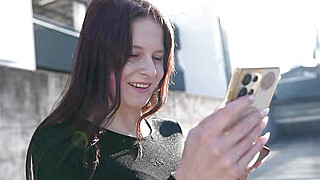 GERMAN SCOUT - Redhead Teen Peach Delina Porn Video