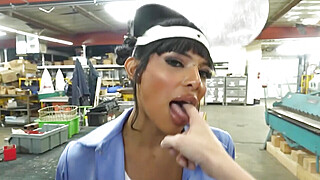 Our boss caught us having anal sex in the work Porn Video