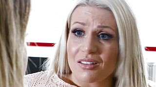 Big tits lesbian fingering blonde wife Porn Video