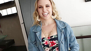 First POV ride by lovely blonde amateur on camera Porn Video