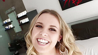 First POV ride by lovely blonde amateur on camera Porn Video