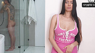 Real raunchy fuck-a-thon with my torrid stepbrother while home alone - AMBAR... Porn Video