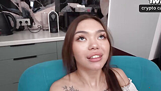 Fucked hard, harsh and swift on an 18-25yr old Asian woman's taut cunny for a... Porn Video